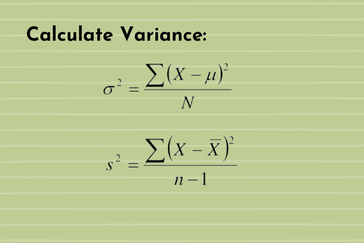 How To Calculate Variance Knowhowadda